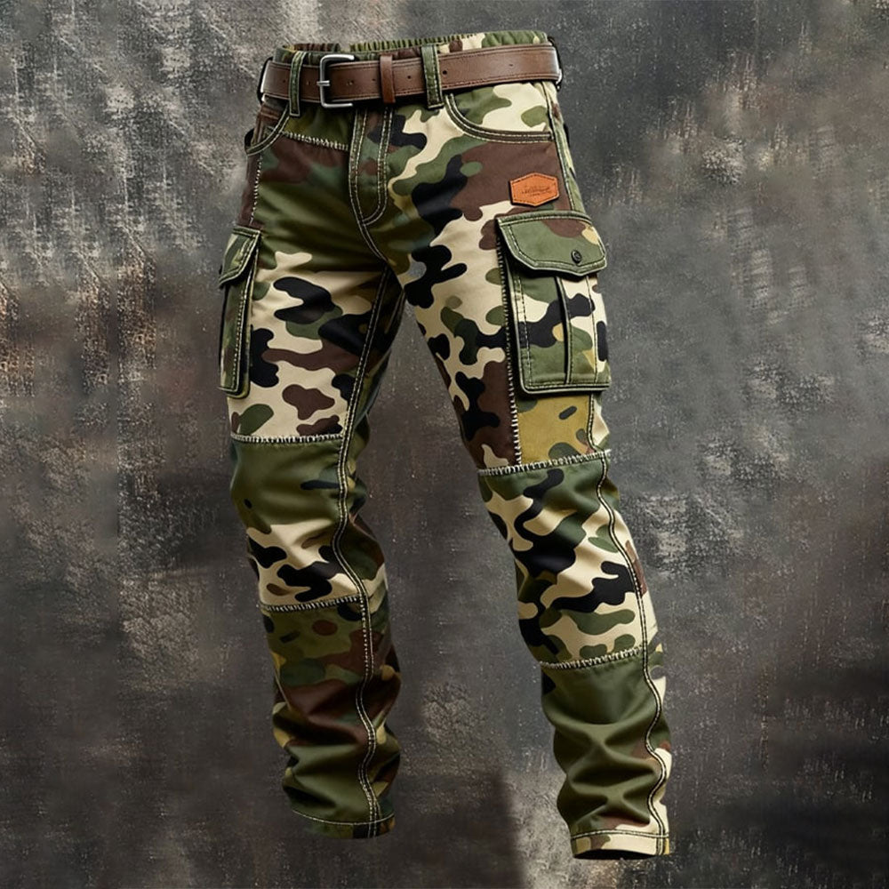 ⏳50% zniżki🔥 Męskie spodnie taktyczne wojskowe, spodnie robocze w stylu retro - wiatroszczelne i ciepłe.
