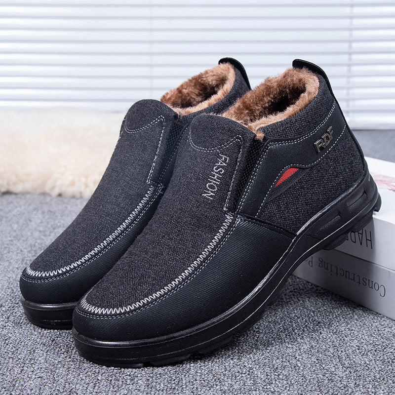 【39-44】🔥 Męskie ciepłe, antypoślizgowe buty z miękką podeszwą