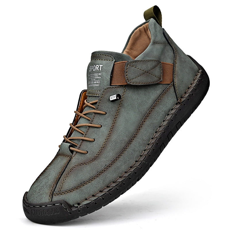 🔥【50% OFF】【38-48】Ležérní pánská obuv pro volný čas, pracovní obuv, outdoorová obuv, šitá obuv