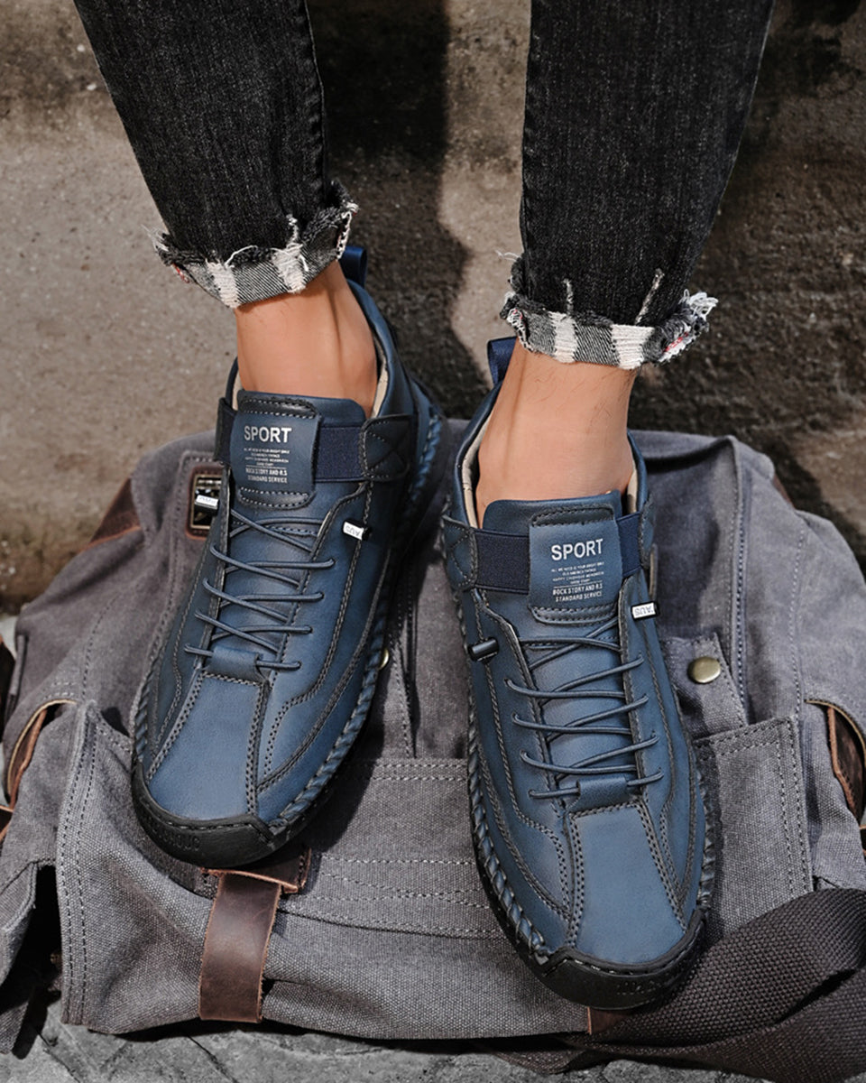 🔥【50% OFF】【38-48】Ležérní pánská obuv pro volný čas, pracovní obuv, outdoorová obuv, šitá obuv