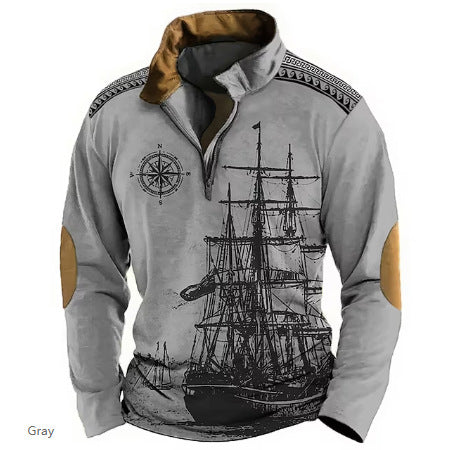 😎【S-5XL】Męska bluza z kapturem zapinana na suwak, nadruk 3D, wygodna i ciepła, stylowa i uniwersalna, odpowiednia na zimne dni