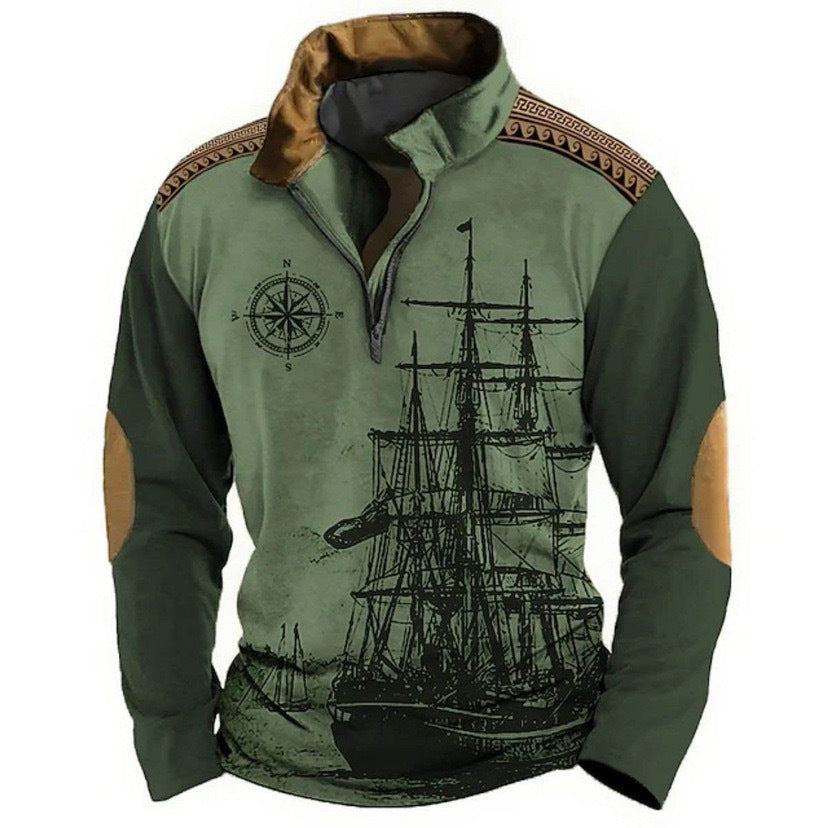 😎【S-5XL】Męska bluza z kapturem zapinana na suwak, nadruk 3D, wygodna i ciepła, stylowa i uniwersalna, odpowiednia na zimne dni