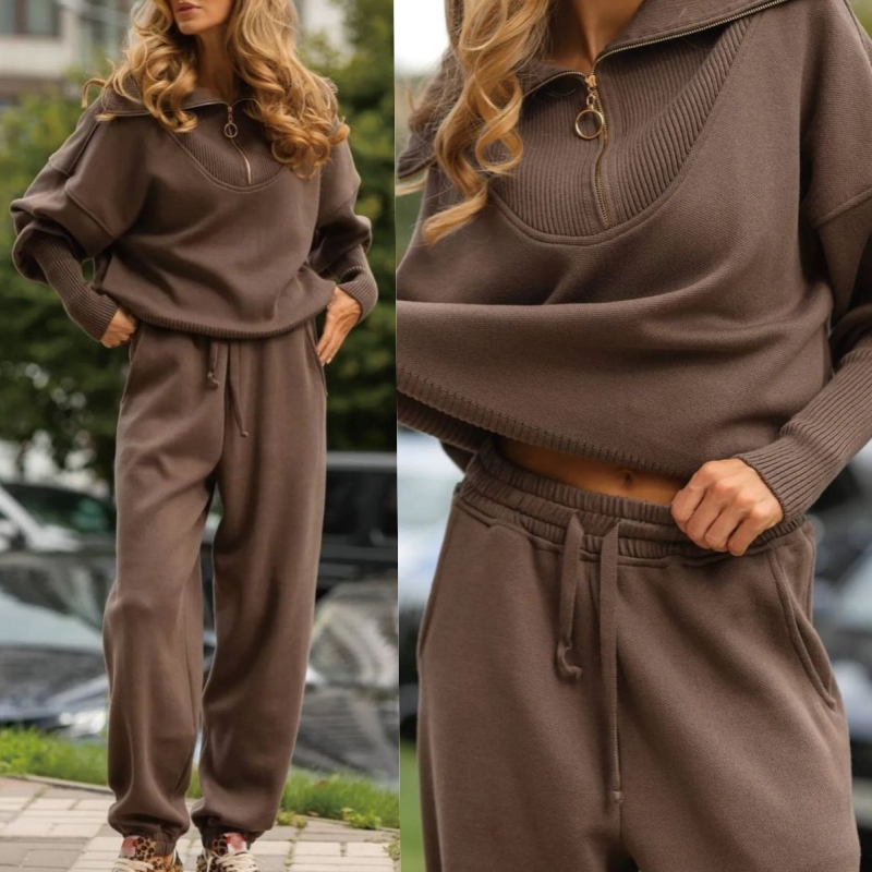 💥 💖 【bluza + spodnie】2025 nowa kolekcja na jesień/zimą, wysokiej jakości damski zestaw sportowy