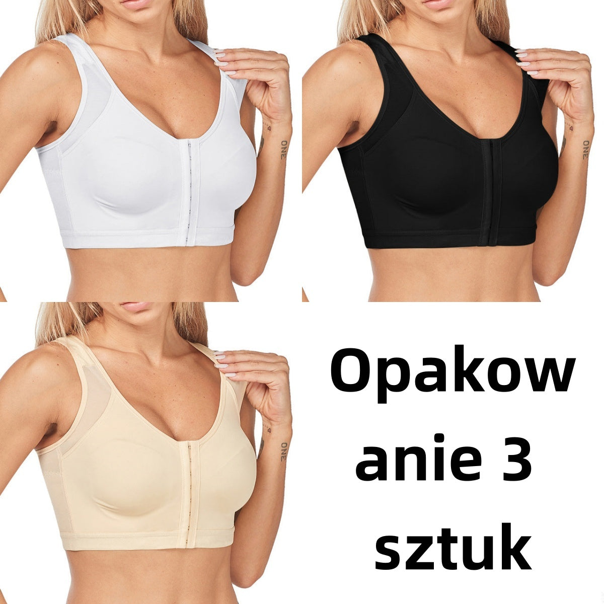 🥰【Kup jeden, a drugi dostaniesz gratis】👙【40–120 kg】Biustonosz z pełnym podparciem miseczki – drugi produkt za połowę ceny