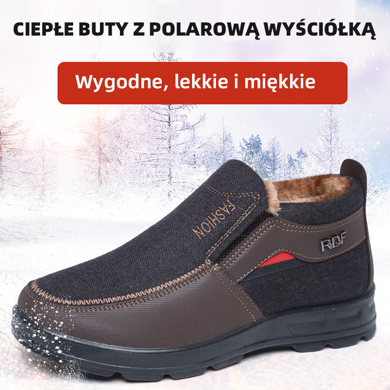 【39-44】🔥 Męskie ciepłe, antypoślizgowe buty z miękką podeszwą
