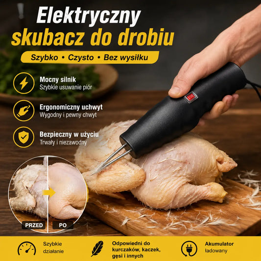 【🔥Gorąca wyprzedaż】🐓🦆Elektryczna maszyna do usuwania sierści drobiu