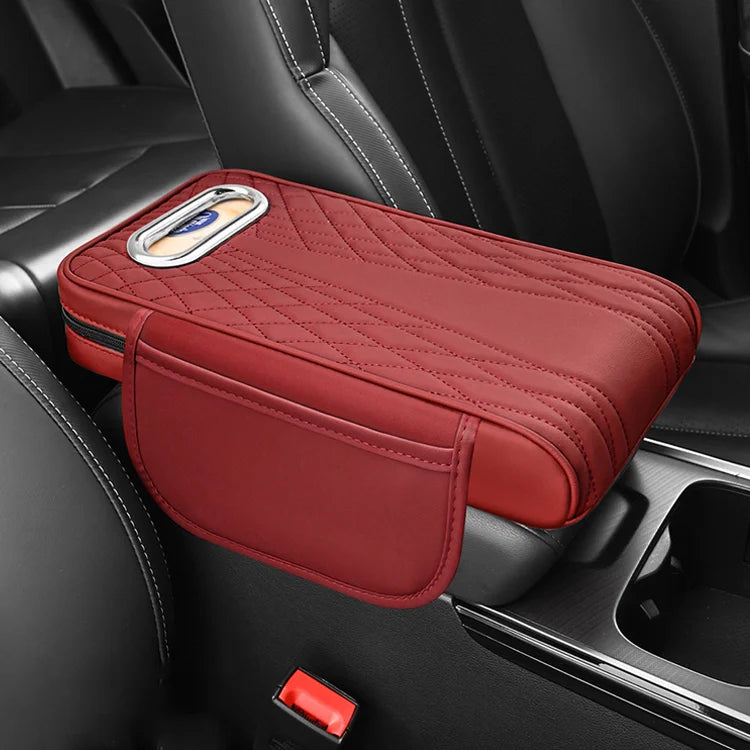 【Oferta specjalna】Wielofunkcyjny skórzany podłokietnik samochodowy 3 w 1