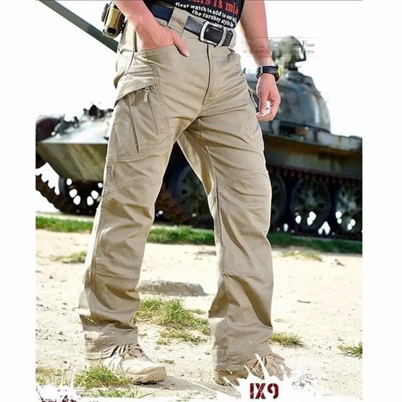 🔥【S–5XL】Pánské cargo kalhoty ve vojenském stylu · Odolné a pohodlné, s více kapsami