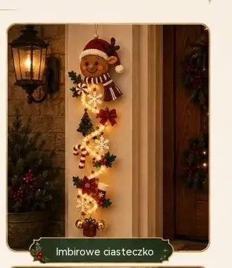 🎄🎃Ostatni dzień! 🎅Ciesz się 50% rabatem na podświetlane świąteczne dekoracje drzwi!