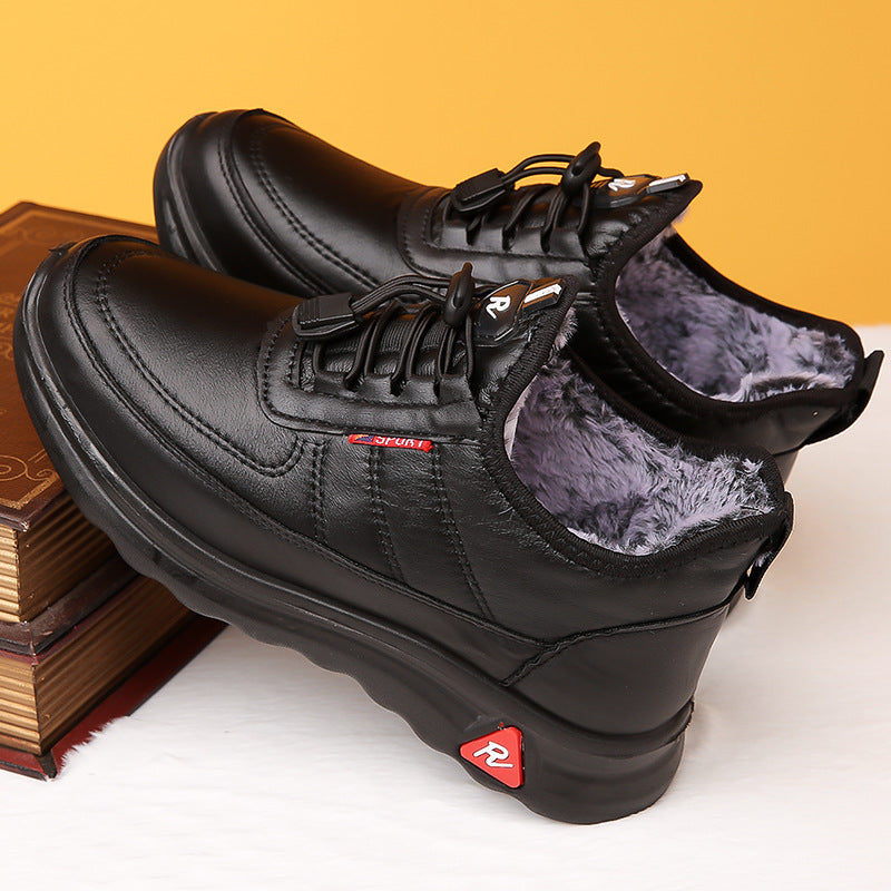🔥🔥49% ZNIŻKI【38-46】Ciepłe, antypoślizgowe buty męskie z bawełnianą podszewką i grubą podeszwą