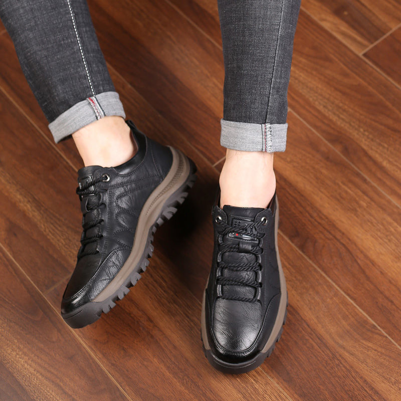 🔥👞Najbolje prodajan model - Novi moški čevlji iz pravega usnja za zgodnjo jesen 2025, vrhunsko udobje