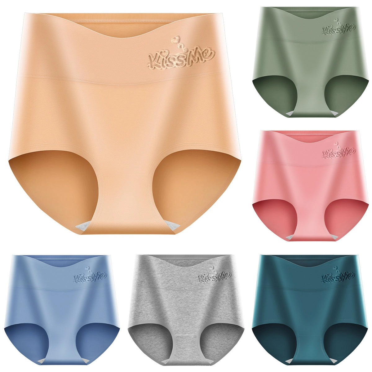💖Ostatni dzień na 50% zniżki - 【6 sztuk】Spodnie z wysokim stanem, podnoszące biodra, wykonane z wysokiej jakości bawełny✨️ (45-105 kg)