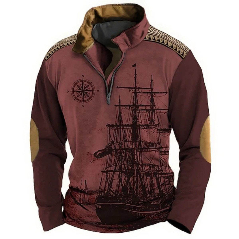 😎【S-5XL】Męska bluza z kapturem zapinana na suwak, nadruk 3D, wygodna i ciepła, stylowa i uniwersalna, odpowiednia na zimne dni