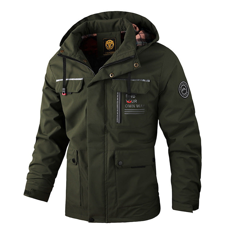 🔥50% zniżki dzisiaj🔥【M-6XL】2026 Nowa męska, gruba, ciepła, wiatroszczelna i wodoodporna kurtka
