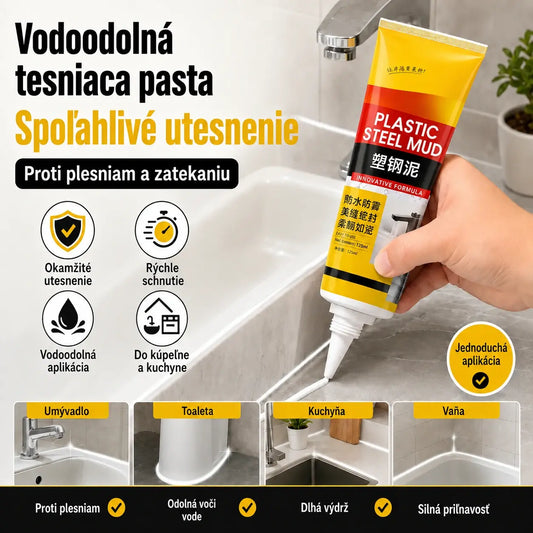 ✨ Wielofunkcyjny, wodoodporny, biały uszczelniacz ze skrobakiem – druga sztuka za połowę ceny