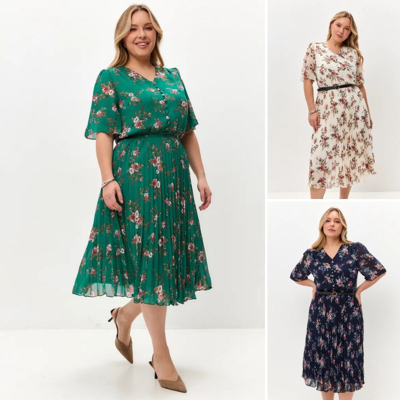 🏆Ograniczony czas 50% zniżki [Nowy produkt, gorąca wyprzedaż] 🌸💥 [S-5XL] Nowa elegancka sukienka w kwiaty