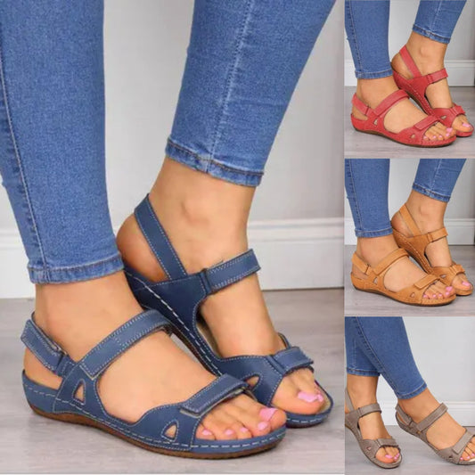 🔥 Nové pohodlné a přenosné dámské sandály na suchý zip