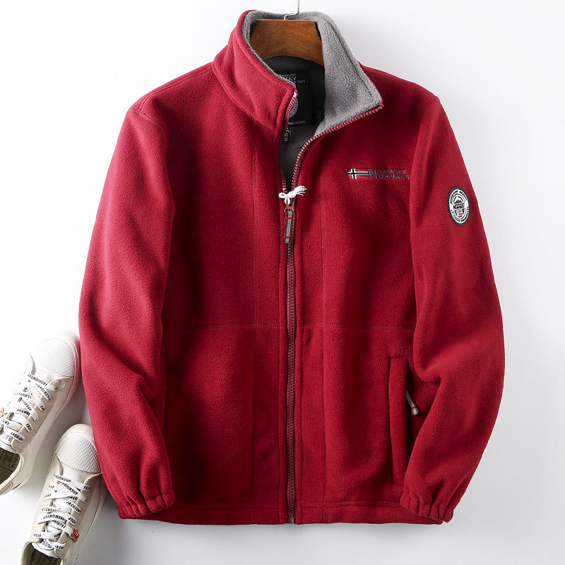 🧥【S-3XL】2025 Męska, bawełniana, ciepła kurtka, dwustronna, wełniana kurtka