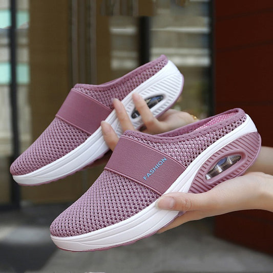 👡😍🎁【Nov izdelek po znižani ceni】💖 [35-43] Čevlji z zračno blazino Hollow mesh 2025 z visoko elastičnostjo in brez utrujenosti pri hoji