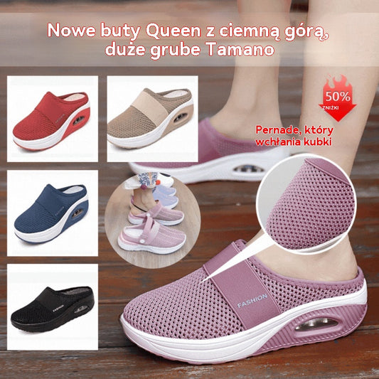 【Najlepiej sprzedające się buty damskie w nowym stylu】【35-43】 2025 buty z poduszką powietrzną i siateczką typu hollow
