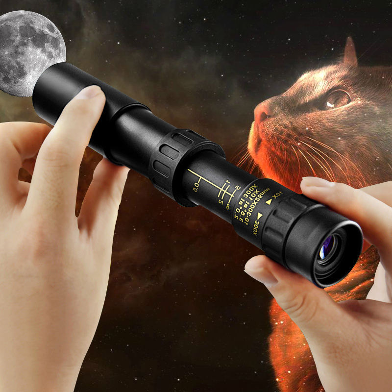 [🔥Výprodej] Přenosný dalekohled s jedním tubusem s HD rozlišením 10-300x